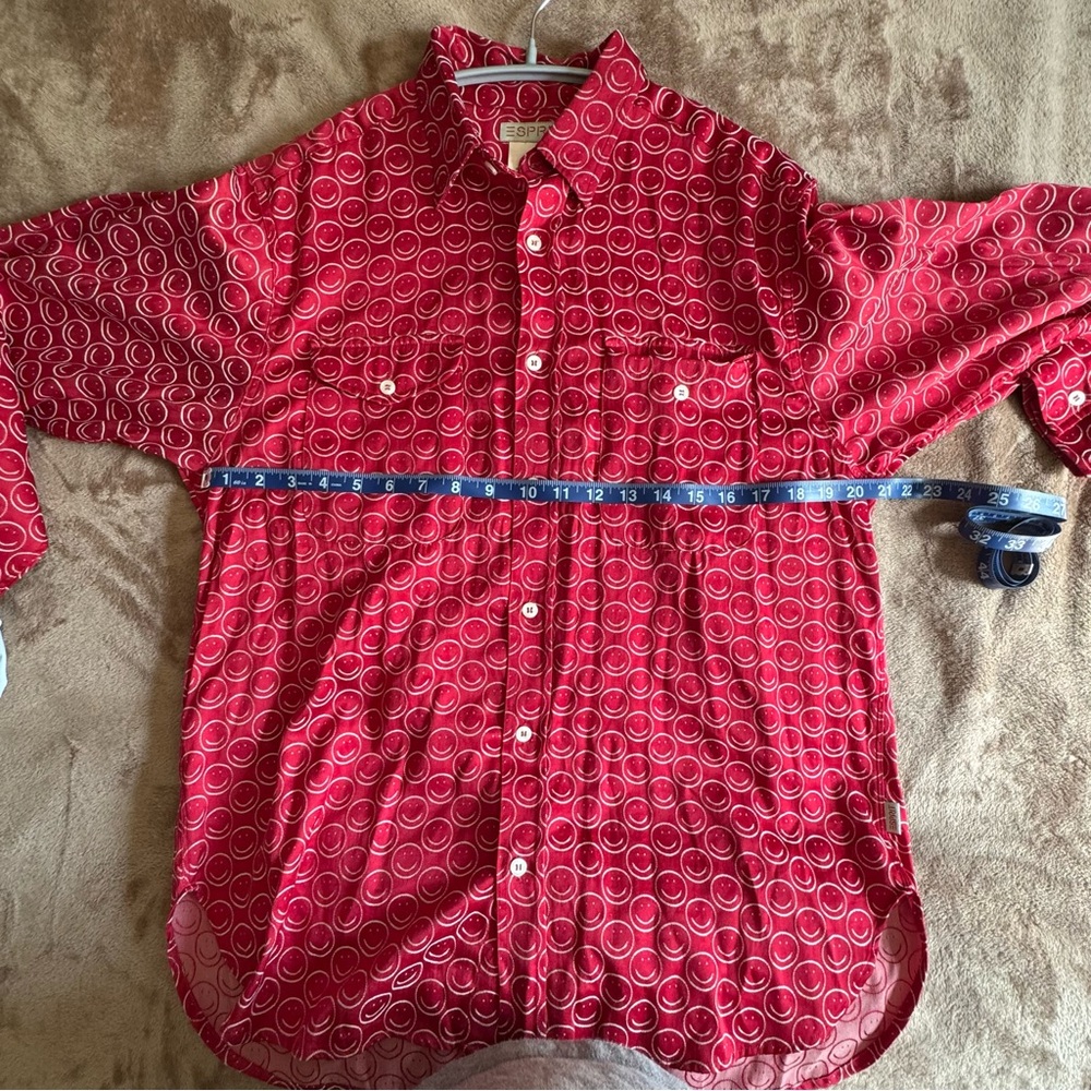 Esprit Vintage 80s/90s Smiley Face Button Down shirt - Picture 6 of 7